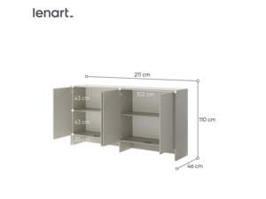 Nástavba Bed Concept BC-11 - béžová / kašmír